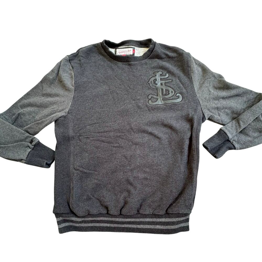 St Louis Cardinals Heavy Sweatshirt Mitchell & Ness Cooperstown Collection L